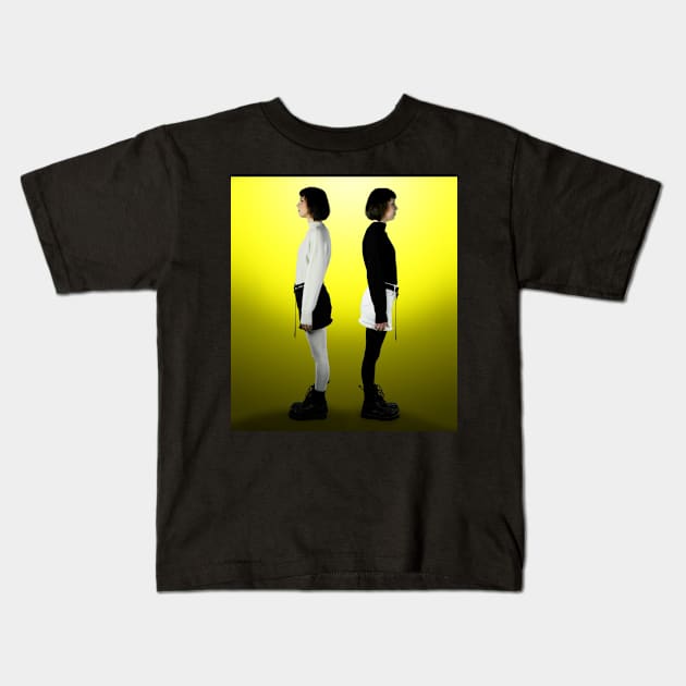 Seeing Double Kids T-Shirt by Bear Case Designs